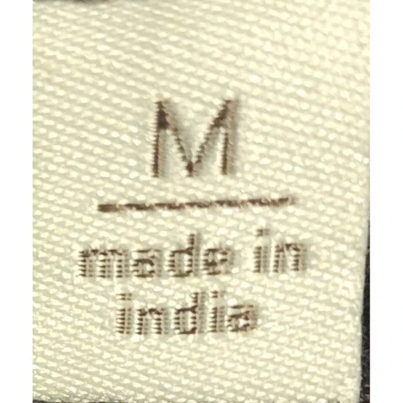 Cato Gray Floral Embroidered Long Sleeve Peasant Top Cotton V-Neck Blouse M - Picture 5 of 8